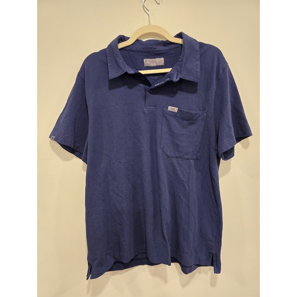 FIGS Pro Navy Blue Polo Size XLarge Preloved